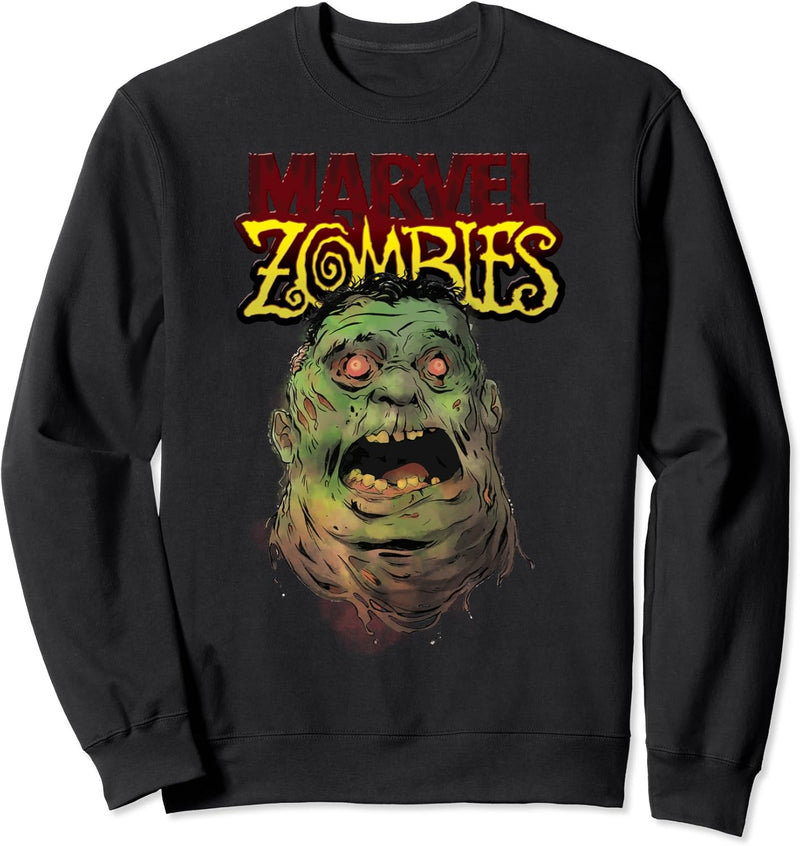 Marvel Zombies The Hulk Zombie Head Sweatshirt
