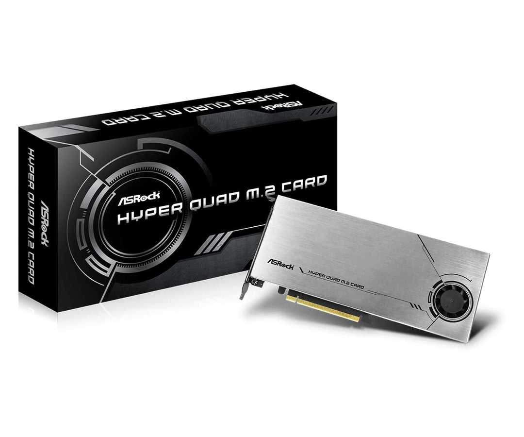 ASRock Hyper Quad M.2 PCIE GEN4X16 NVME 4XM.2 64GB/S