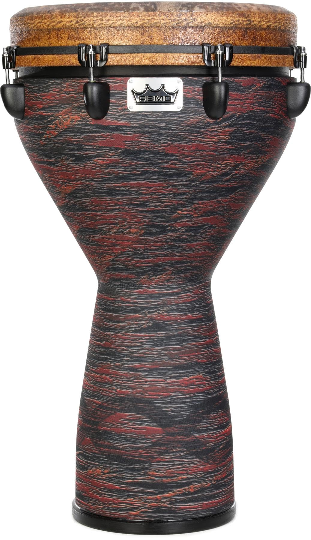 Remo DJ-0114-21 African Collection Infinity Mondo Djembe 35,6 cm (14 Zoll) x 63,5 cm (25 Zoll) Eco G