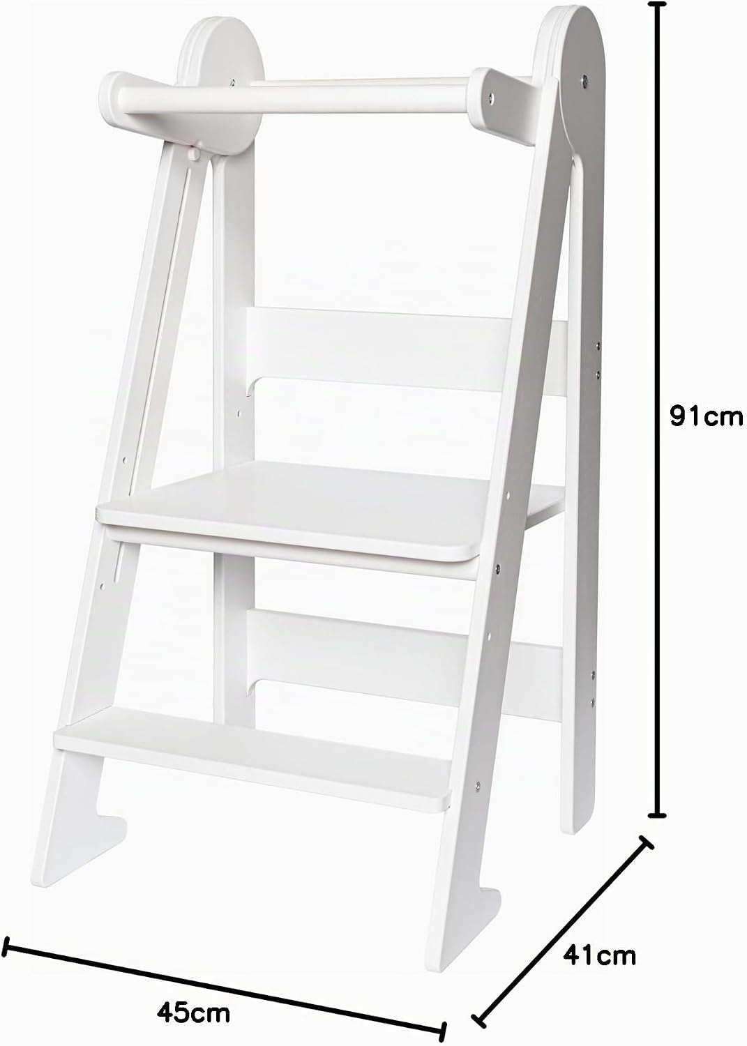 TOYBOX Lernturm Klappbar, Lernturm für Kinder, Höchste Sicherheit, Montessori Lernturm ab 1 Jahr, Kü