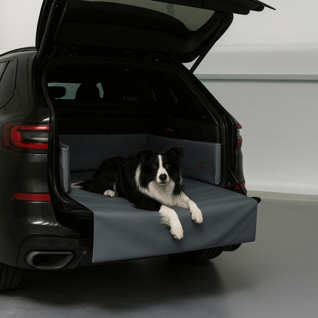 Golden Dog Kofferraum Matte Hundebett Schutzmatte Hunde Autositz Autoschondecke Kunst Leder L 110 x