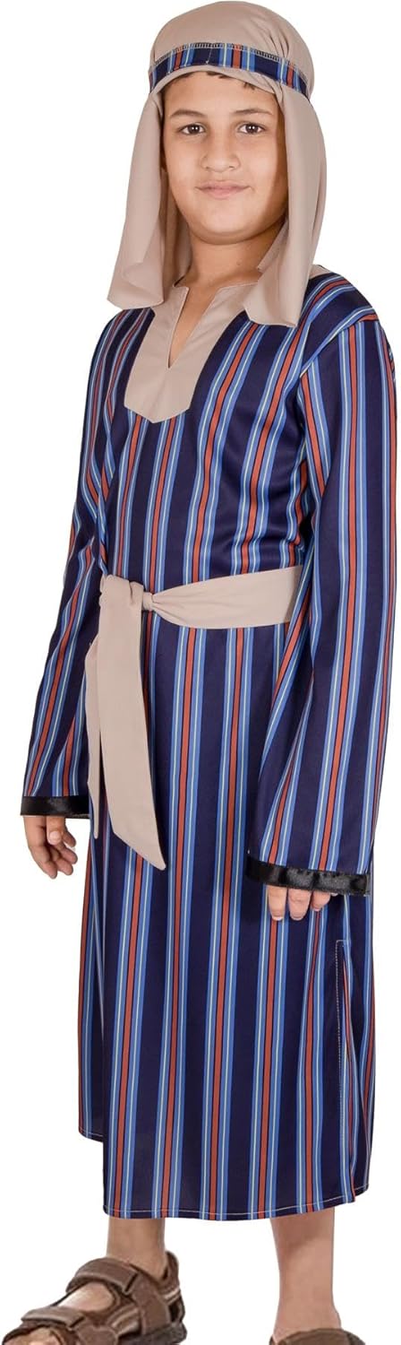 A2Z 4 Kids Jungen Xmas Geburt Dorfbewohner Kostüm Schäfer Stadtbewohner Joseph Gastwirt Kostüm Weihn