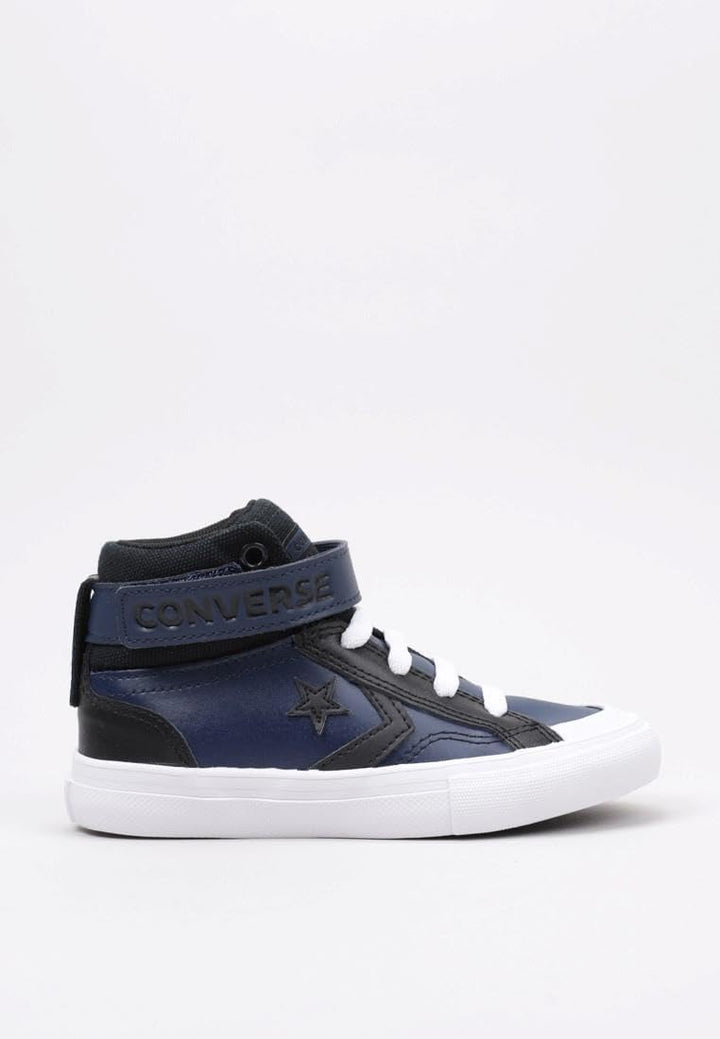 Converse Pro Blaze Strap Sneaker blu da Bambino A04836C 30 EU Navy Black White, 30 EU Navy Black Whi