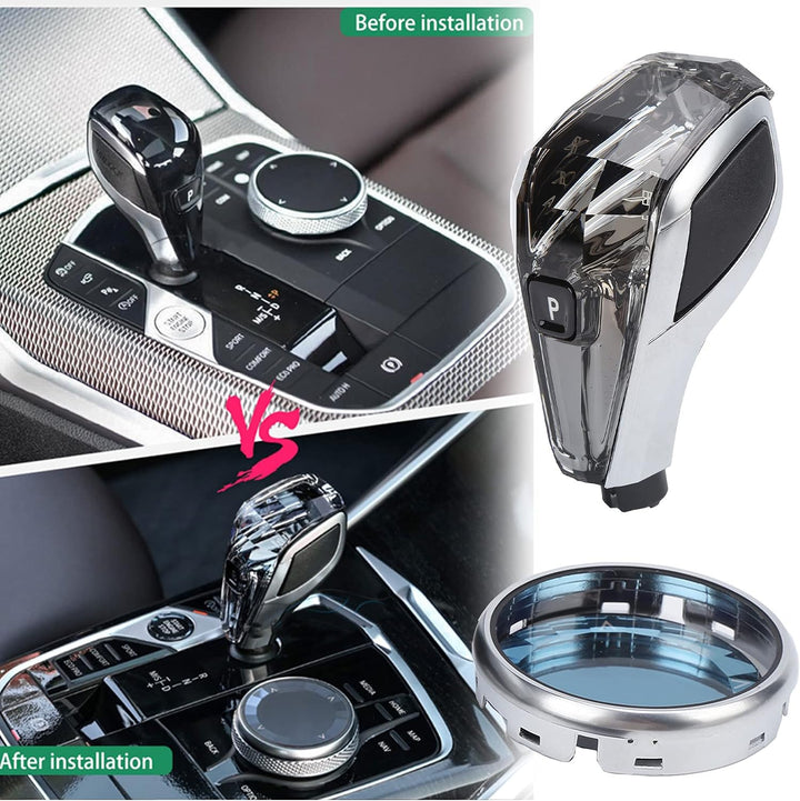 Crystal Series Crystal Schaltknauf Crystal Controls für BMW 3er G20/4er G22/ X5 G05/X6 G06/X7 G07/Z4
