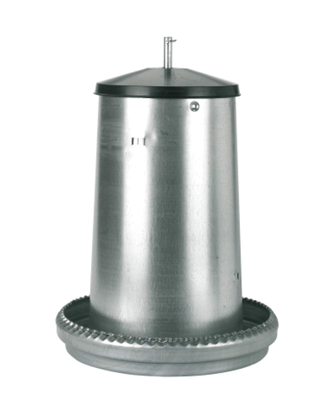 Kerbl Futterautomat für Geflügel (Fassungsvermögen 40 Liter, geeignet für Puten/Hühner, Behälter Met
