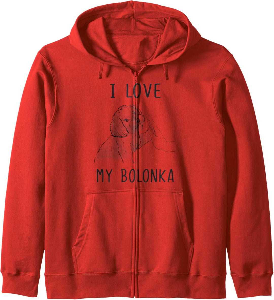 Ich liebe meinen Bolonka Zwetna Papa Bolonka Papa Bolonka Mama Kapuzenjacke