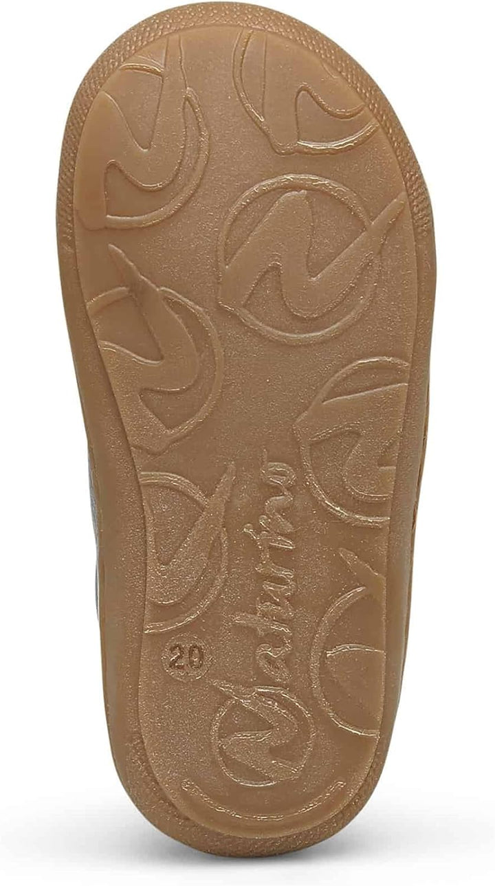 NATURINO Lauflernschuhe aus Leder mit Wollfutter, 17 EU Antracite