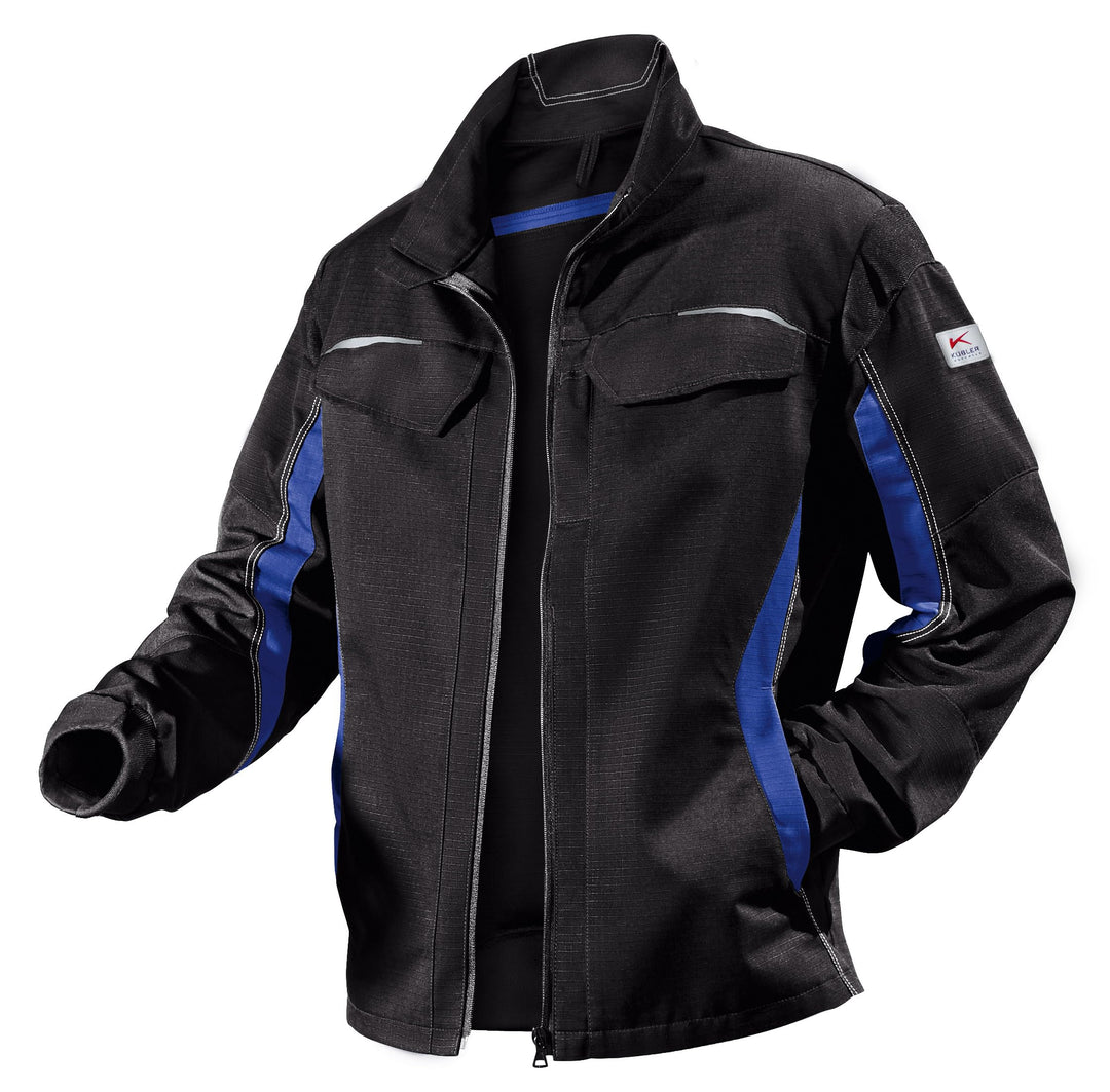 KÜBLER Workwear KÜBLER PULSSCHLAG Arbeitsjacke schwarz/Kornblumenblau schwarz/Kornblumenblau 40, sch