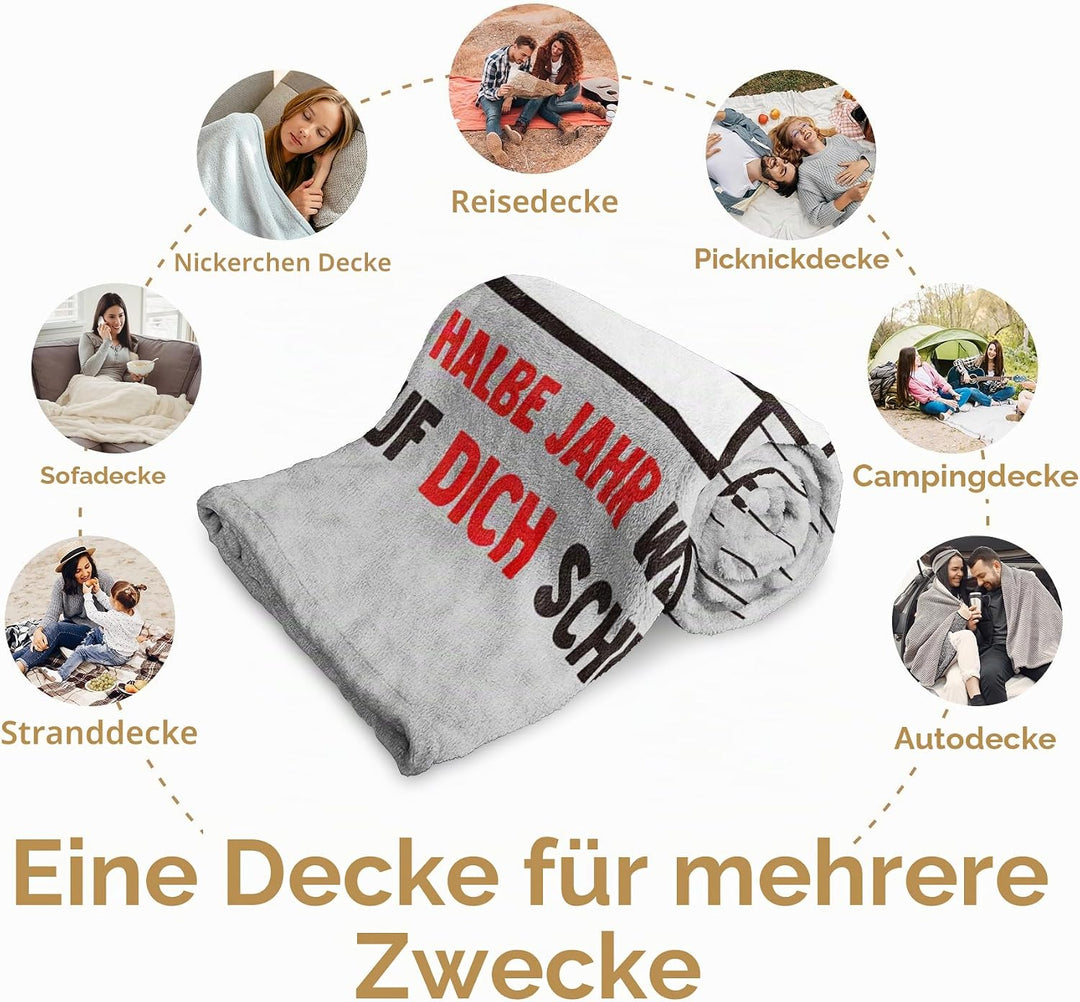 Abschiedsgeschenk Kollegen Jobwechsel, Kuscheldeck, Abschied Kollegin Rente, Abschiedsgeschenk Kolle