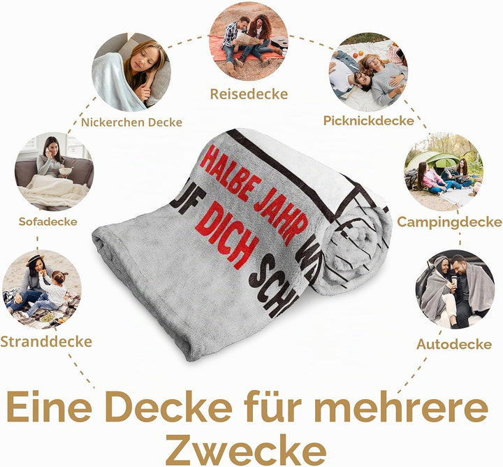 Abschiedsgeschenk Kollegen Jobwechsel, Kuscheldeck, Abschied Kollegin Rente, Abschiedsgeschenk Kolle