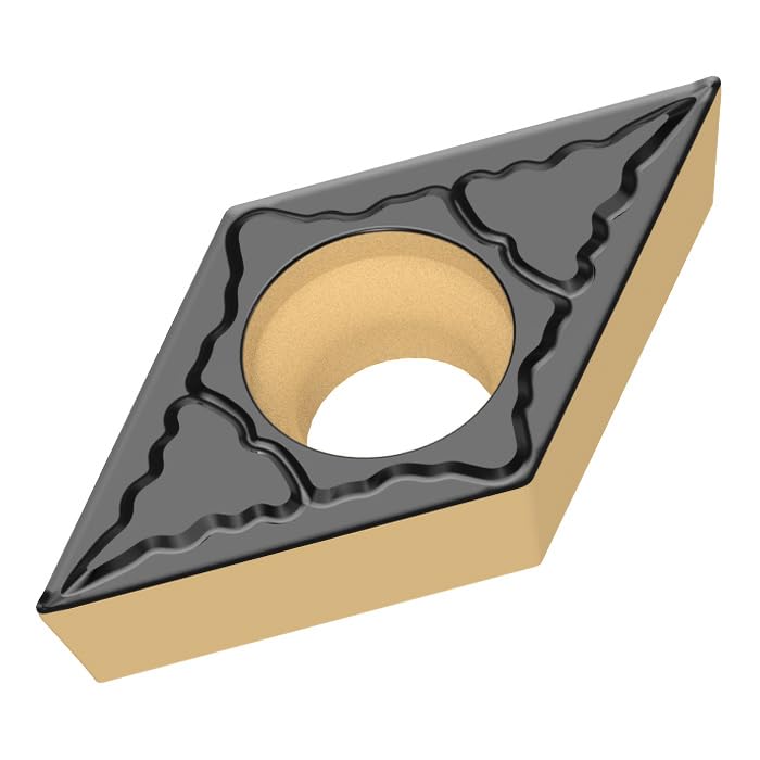 Dreh-Wendeschneidplatte DCMT 070204 DCMT21,51 zum Drehen von Stahl, CVD-beschichtete, 10 Stück DCMT0