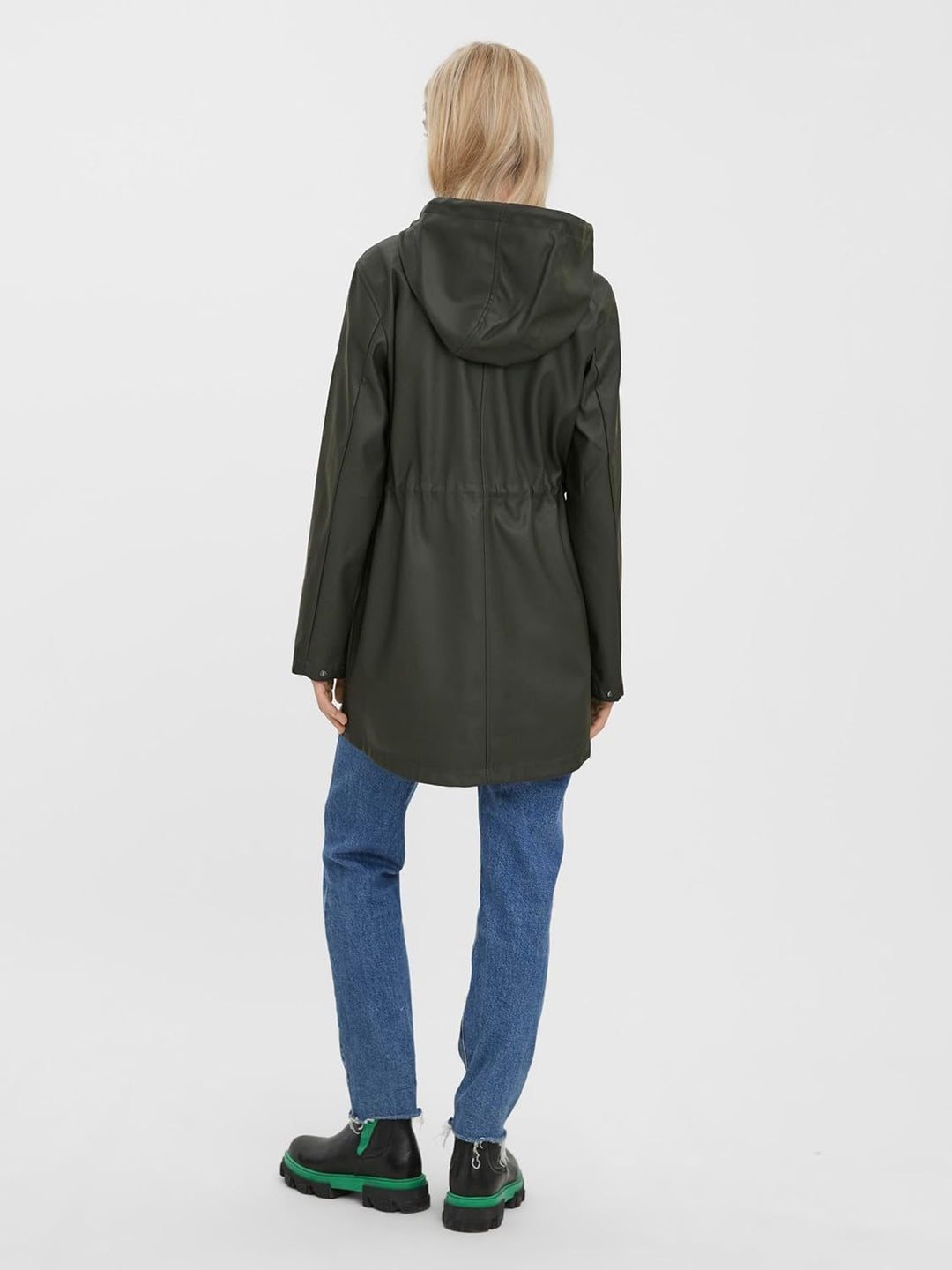 VERO MODA Damen Vmmalou Coated Jacket Noos XS Tall Peat, XS Tall Peat