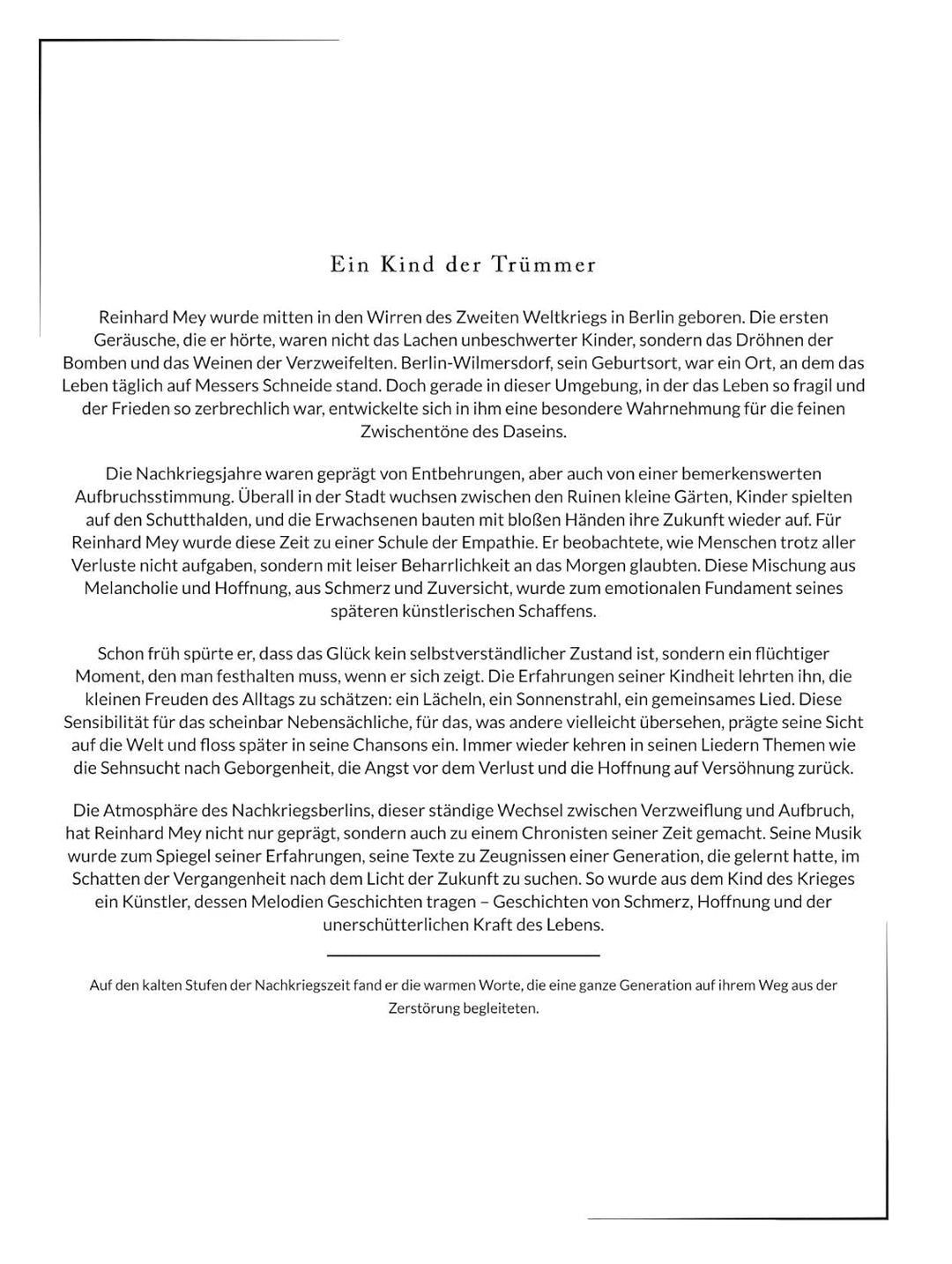 Die Biografie über Reinhard Mey: Sanfter Rebell. Komplett in Farbe, Taschenbuch