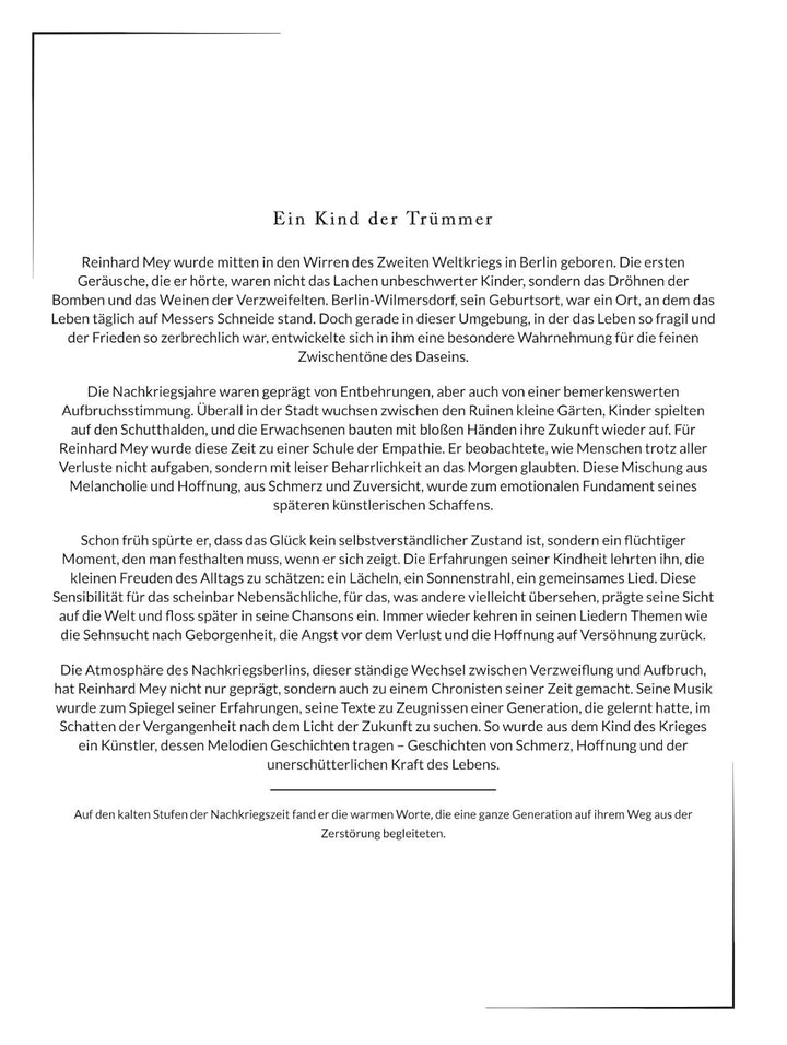 Die Biografie über Reinhard Mey: Sanfter Rebell. Komplett in Farbe, Taschenbuch