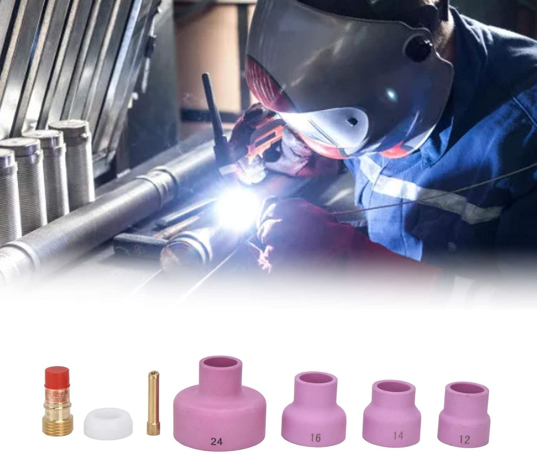 7Pcs WIG Schweisszubehör Keramikdüse Ersatz für WP17/18/26