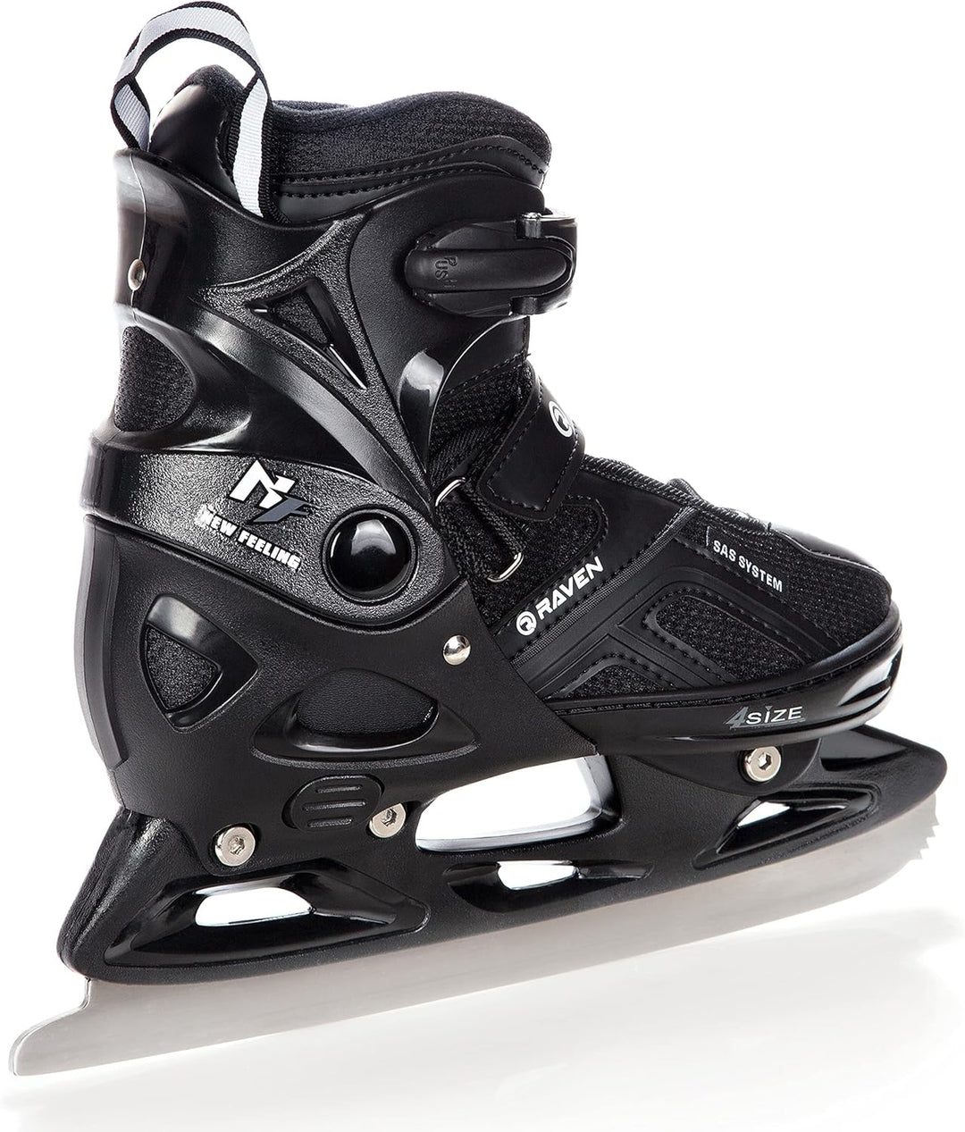 Raven Pulse Black/Mint 2in1 Verstellbare Schlittschuhe und Inline Skates - Inliner für Kinder und Er