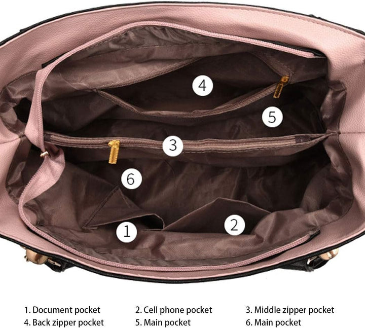 BUKESIYI Damen Tasche Umhängetasche Handtasche Frauen Klein Schultertasche Weekender Lack PU Leder C