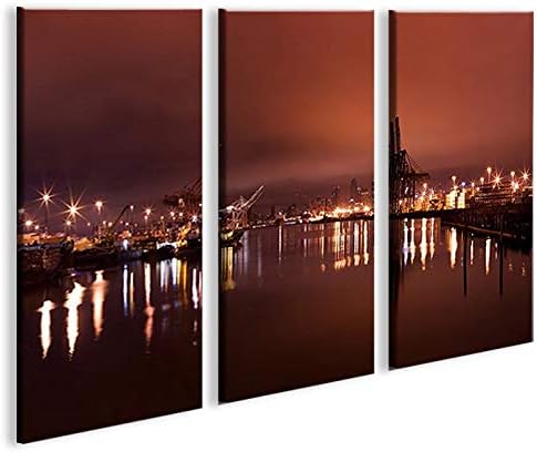 islandburner Bild Bilder auf Leinwand Hafencity Hamburg XXL Poster Leinwandbild Wandbild Art up Your