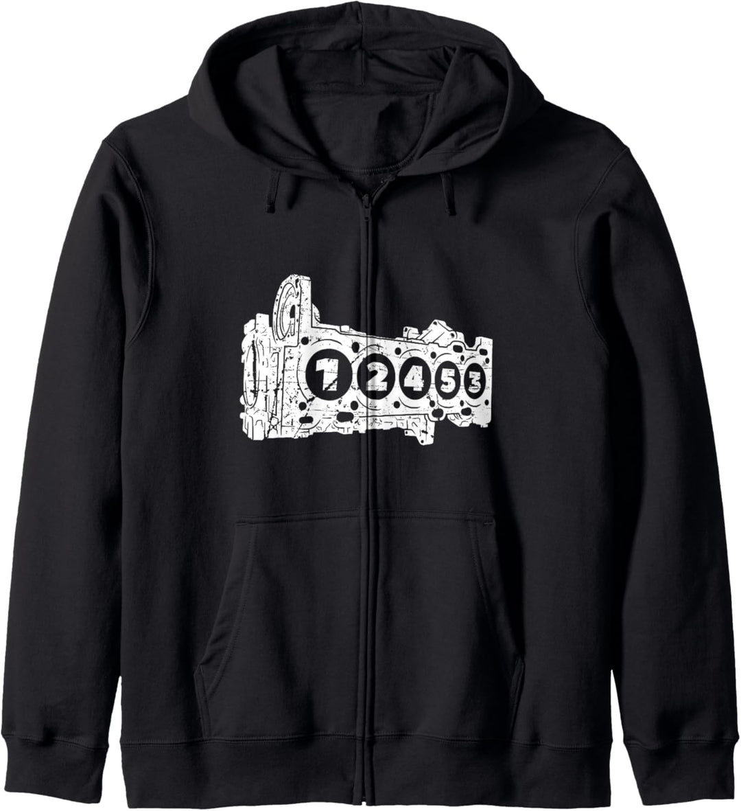 5 Zylinder Zündreihenfolge 1 2 4 5 3 KFZ Mechaniker Geschenk Kapuzenjacke