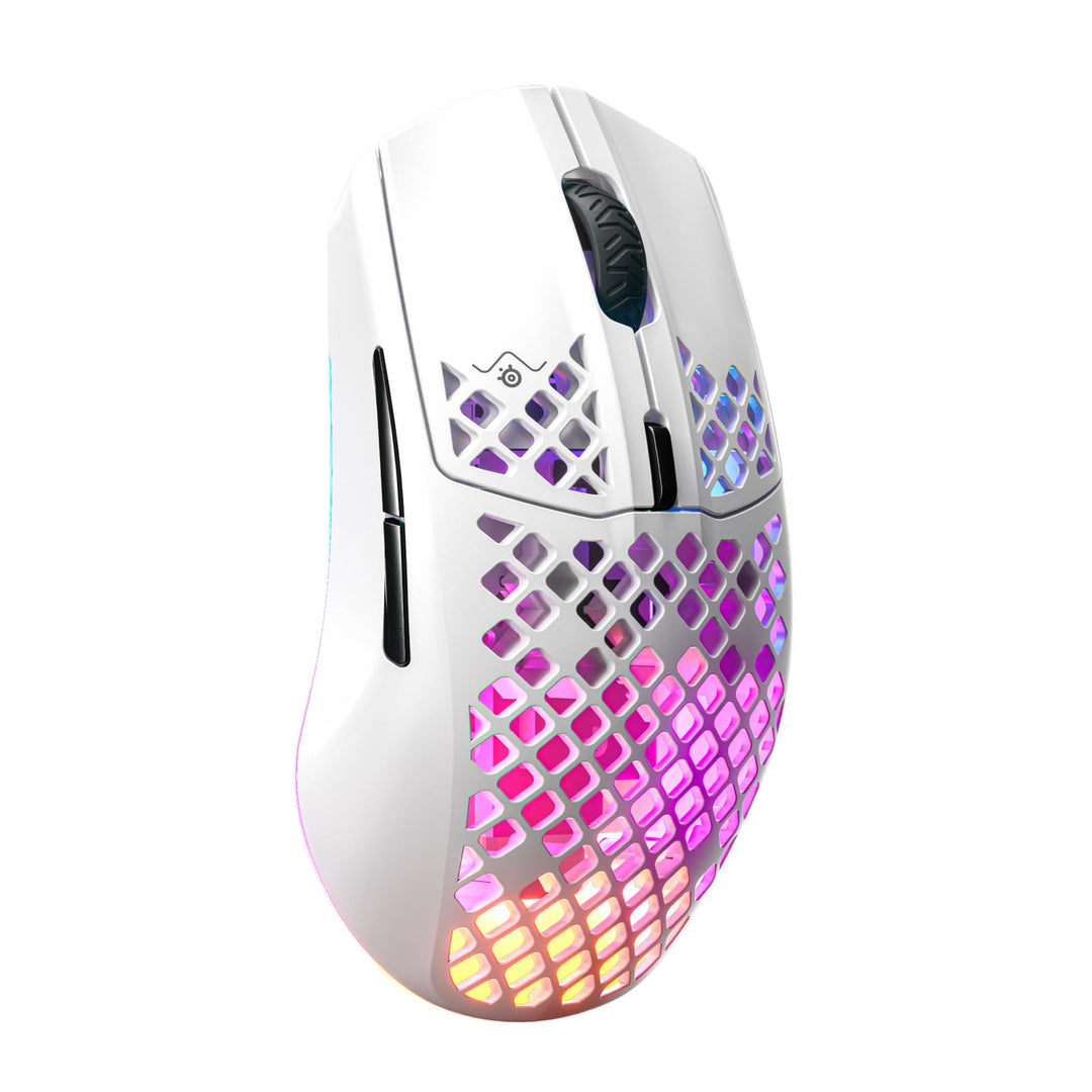 SteelSeries Aerox 3 Wireless Snow (2022) - Superleichte Gaming-Maus - 68 g Gewicht und wasserabweise