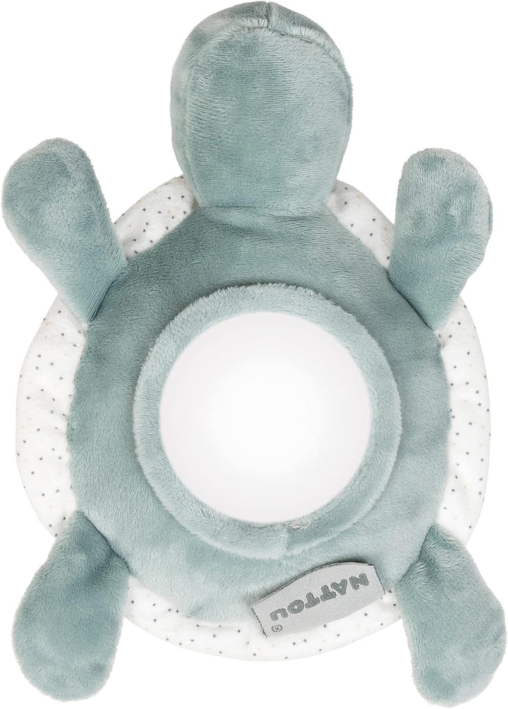 Nattou 875097 Aktivitätenschildkröte, Grün grün Schildkröte, grün Schildkröte