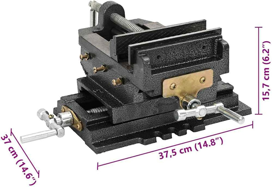 Schraubstock Kreuztisch Handbetrieben 150 mm Schraubstock Model145385