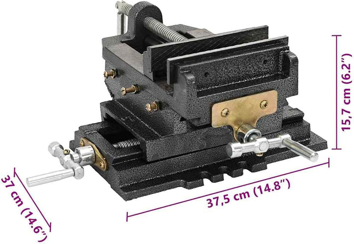 Schraubstock Kreuztisch Handbetrieben 150 mm Schraubstock Model145385