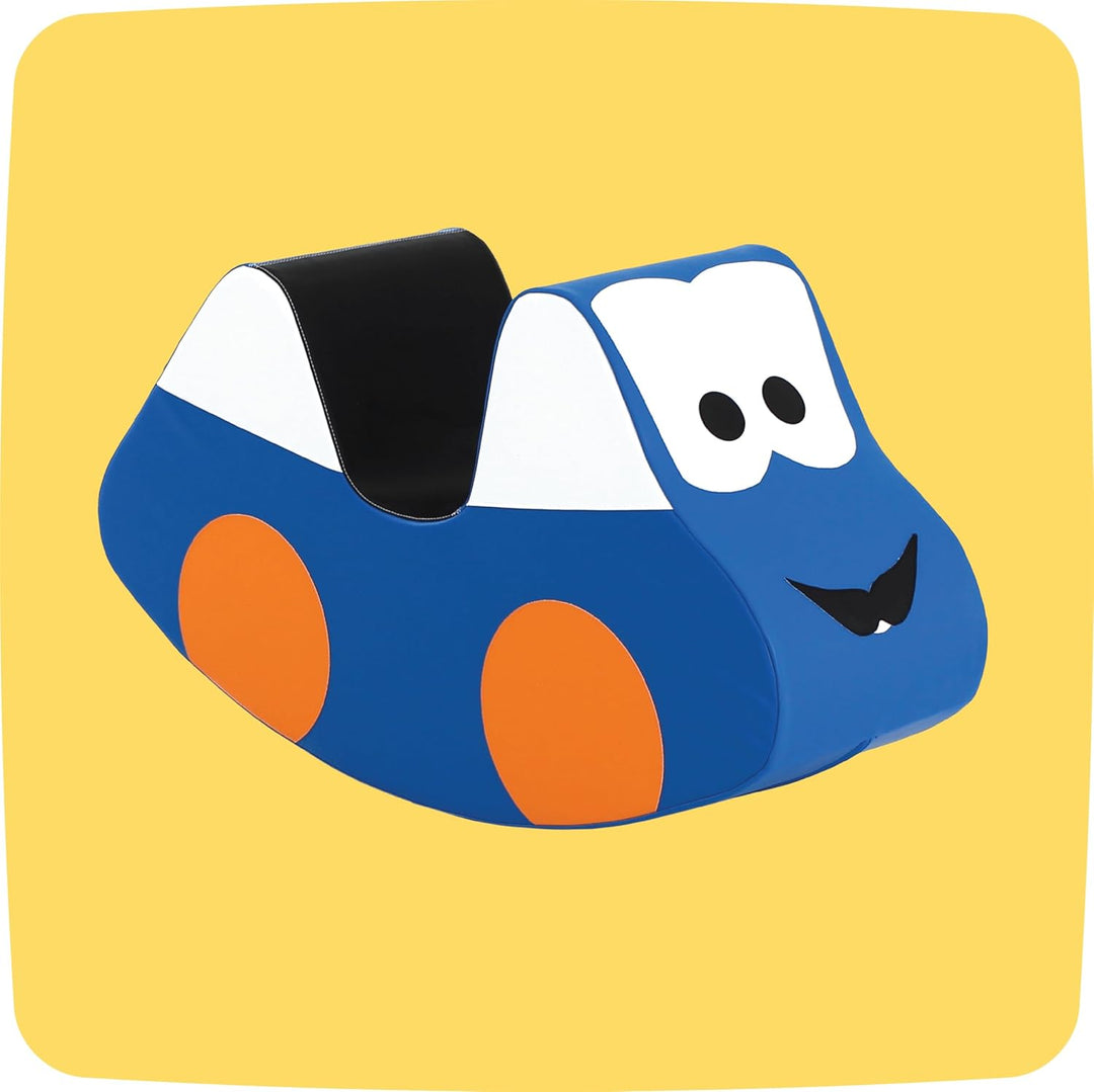 IGLU SOFT PLAY Schaukelpferd Kinder Schaukeltier Baby Schaukelspielzeug Spielzeug (Blau), Blau