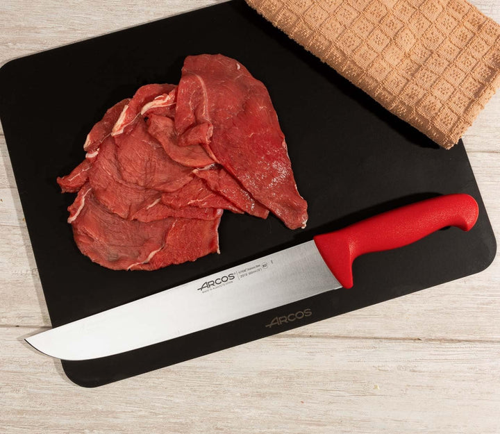 Arcos Fleischermesser aus Nitrum Edelstahl - Ideal für Fleisch - Ergonomischer Griff aus Polypropyle