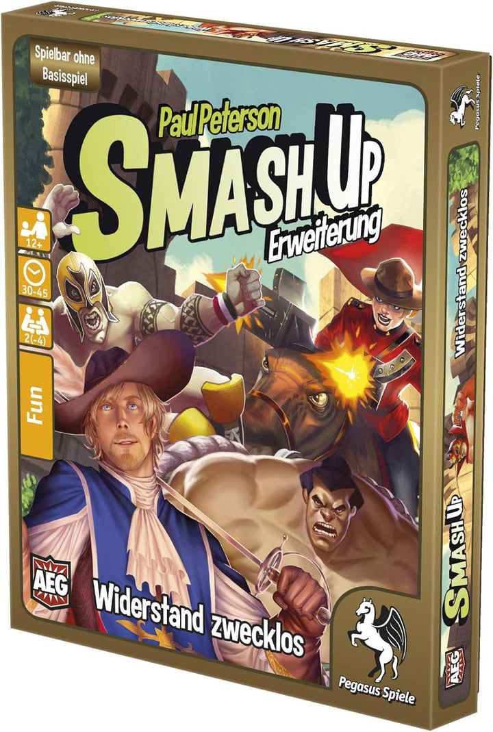 Pegasus Spiele 17279G - Smash Up: Widerstand zwecklos