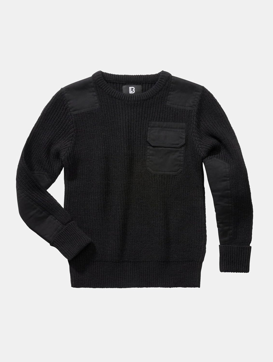 Brandit Kids BW Pullover, Grössen 122 bis 176, 122-128 Schwarz