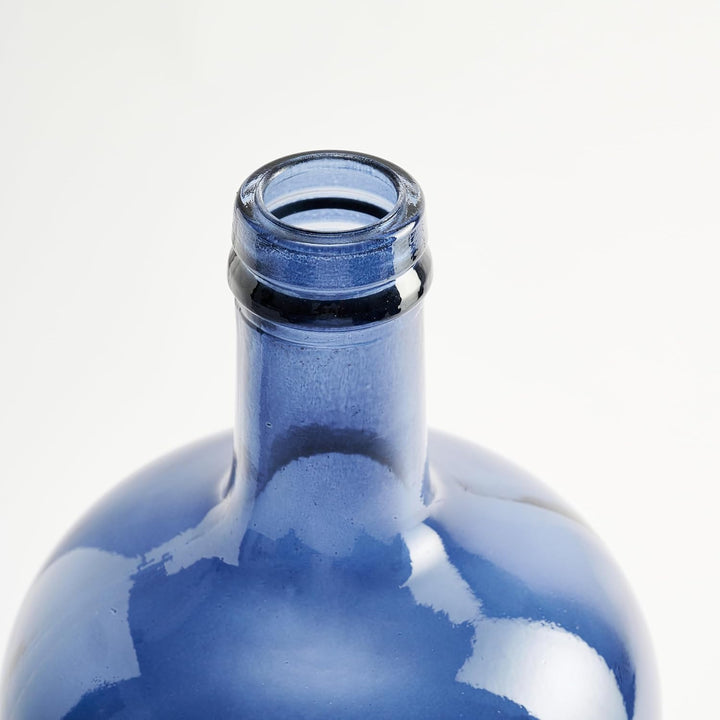 Handgefertigte Damajuana Glaskaraffe 4L Plain - Glasflasche oder Karaffe im mediterranen Stil für di