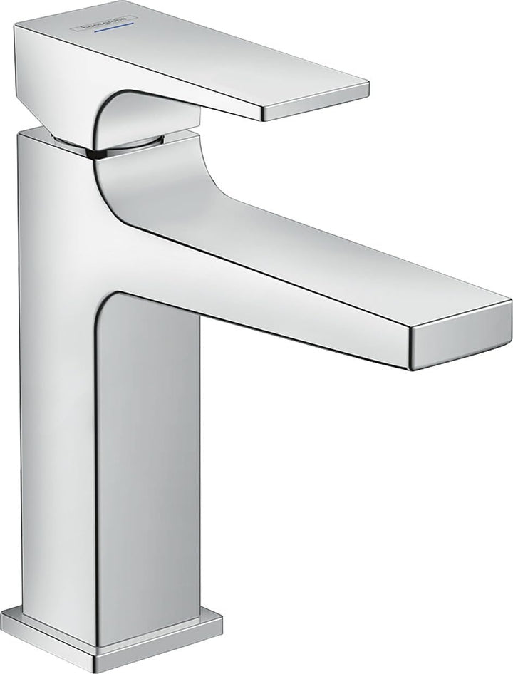 hansgrohe Wasserhahn Metropol (Armatur mit Auslauf Höhe 100 mm, Kaltwasseranschluss) Chrom Chrom Aus