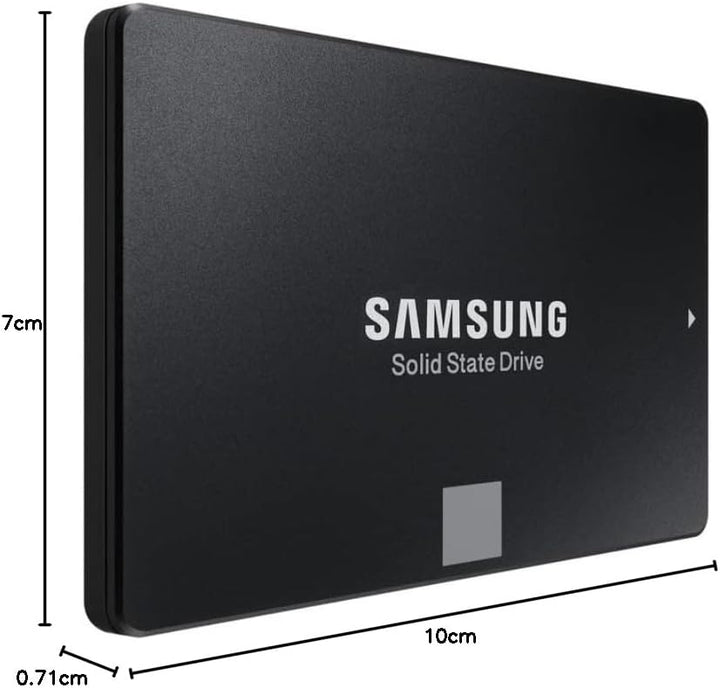 Samsung MZ-76E1T0B/EU 860 EVO 1 TB SATA 2,5" Interne SSD, Festkörper-Laufwerk, Schwarz