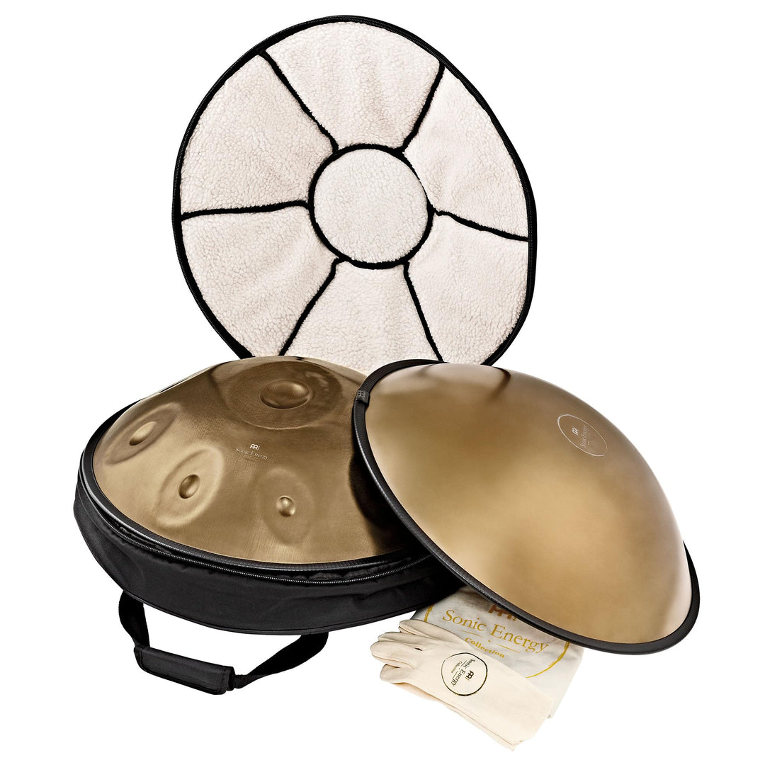Sonic Energy Sensory Handpan – D Kurd 9 Töne (D3/ A3, Bb3, C4, D4, E4, F4, G4, A4) 440 Hz – für Medi