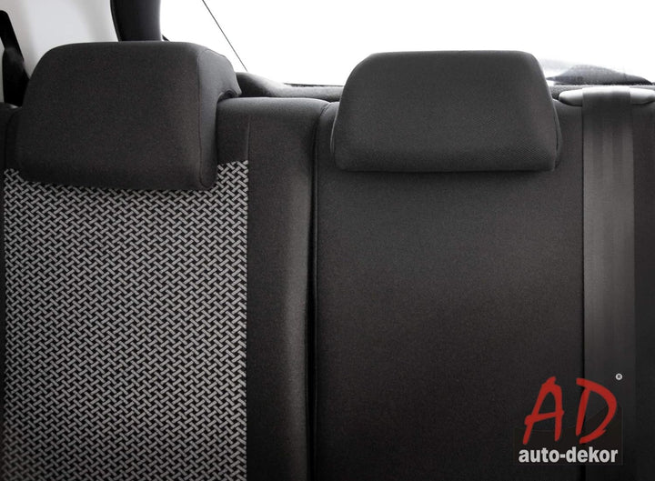 Auto-Dekor 662-p2 | Mass Grau | Set Komplettset 5-Sitze | Sitzbezüge Sitzbezug Schonbezug Schonbezüg