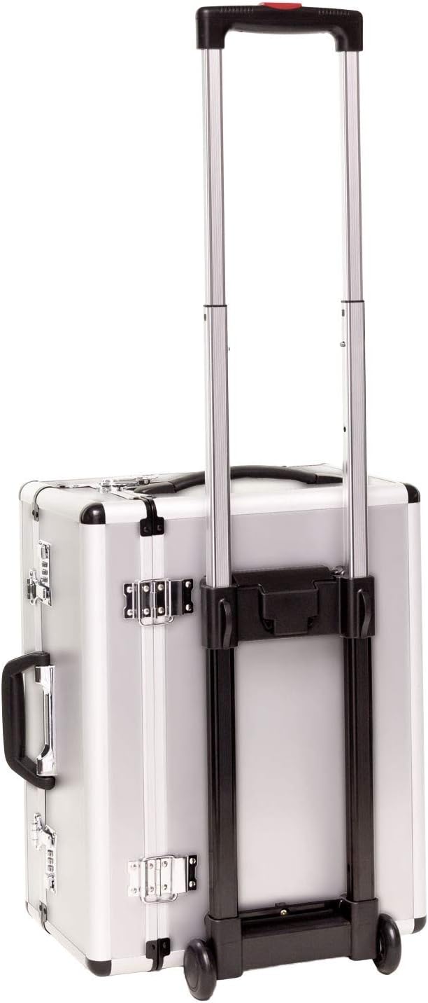 Trolley Alu-Koffer "Silver Stripe" / Pilotenkoffer
