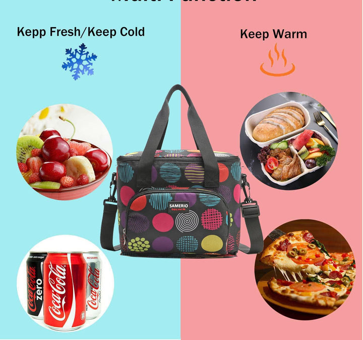 Kühltasche Erwachsene Picknicktasche Grosser Lunchtasche Isolierte Mittagessen Tasche Thermotasche K