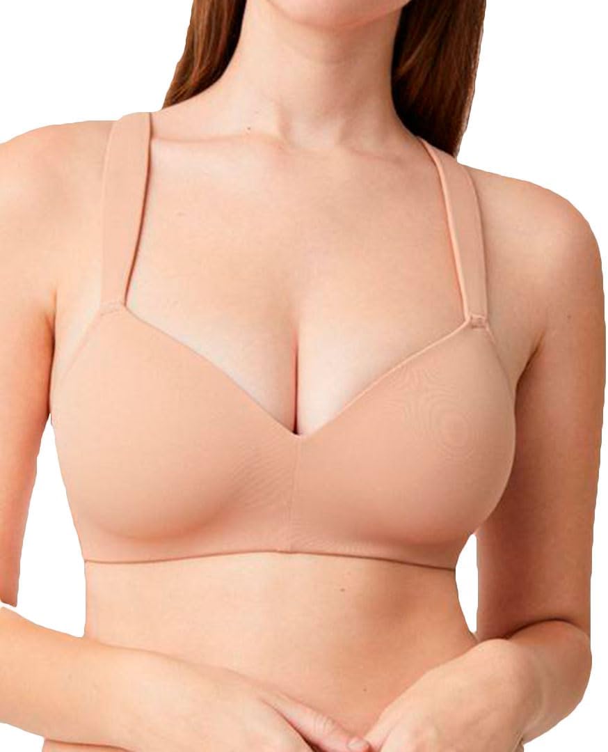 Ysabel Mora - Sujetador sin ARO Con relleno Negro 90E Nude, 90E Nude