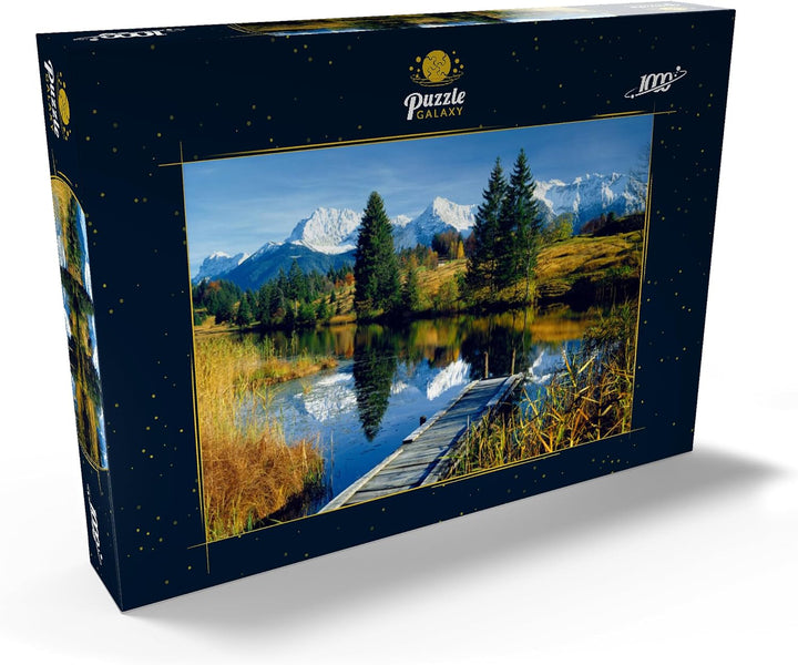 Geroldsee gegen Karwendelgebirge bei Mittenwald, Oberbayern - Premium 1000 Teile Puzzle - MyPuzzle S
