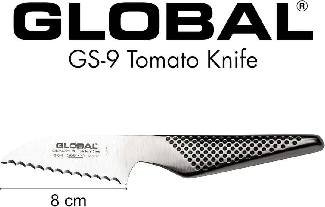 Global GS-9R Zitronen- und Tomatenmesser 8 cm