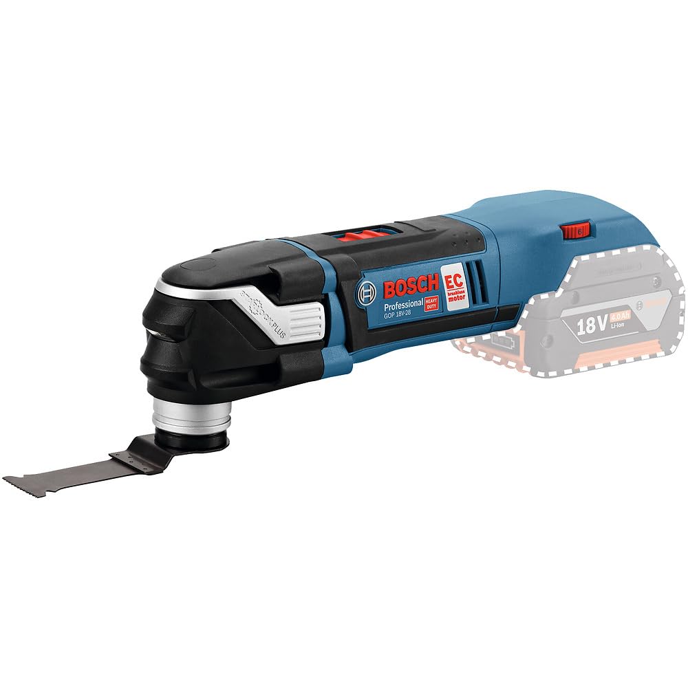 Bosch Professional 18V System Akku Multi Cutter GOP 18V-28 (Oszillationswinkel: 1,4°, ohne Akkus und