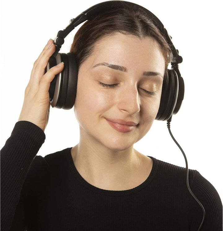 Fame Audio DT-750 Studio Kopfhörer, Kopfhörer geschlossen mit abnehmbaren Kabel, Frequenzbereich 8 b