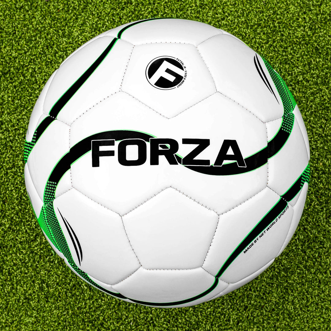 FORZA Futsal Fussball Bälle - Grösse 3 oder 4 Futsal Bälle für Turniere und Praxis 3 Stück Grösse 3,