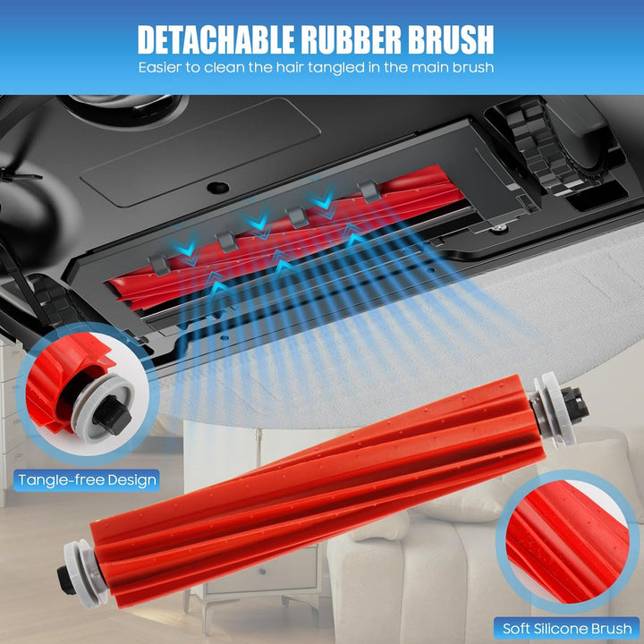 24 Stück Zubehör für Roborock S7 MaxV Ultra, Ersatzteile für Roborock S7 Pro Ultra, 2 Hauptbürste, 4