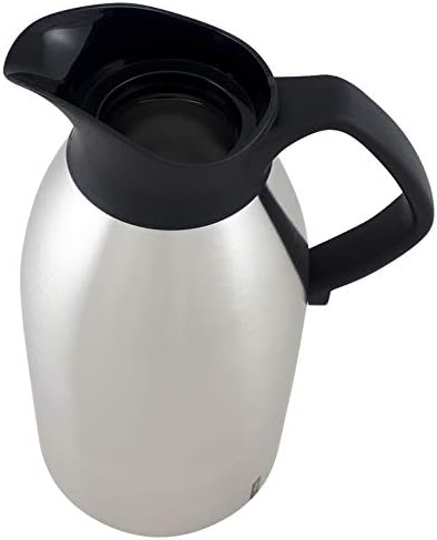 Helios Enduro Push Edelstahl-Isolierkanne, matt, 2 Liter 2,0 Liter, 2,0 Liter