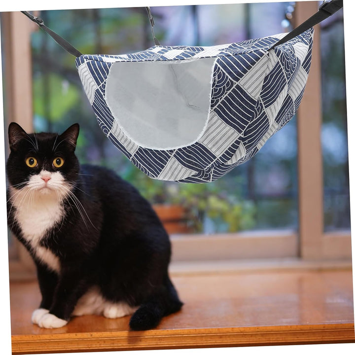Doppellagige Katzenhängematte Verstellbare Weiche Hängematte Für Katzen Für Käfige Und Fenster Atmun