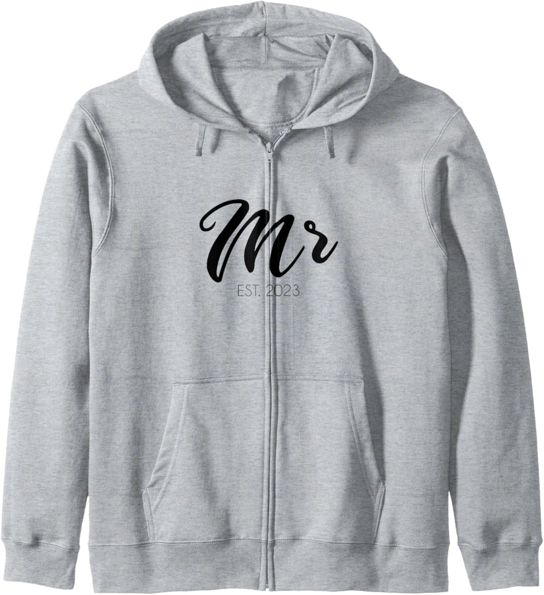 Hochzeits-Geschenk Mr. Est. 2023 Bräutigam Kapuzenjacke