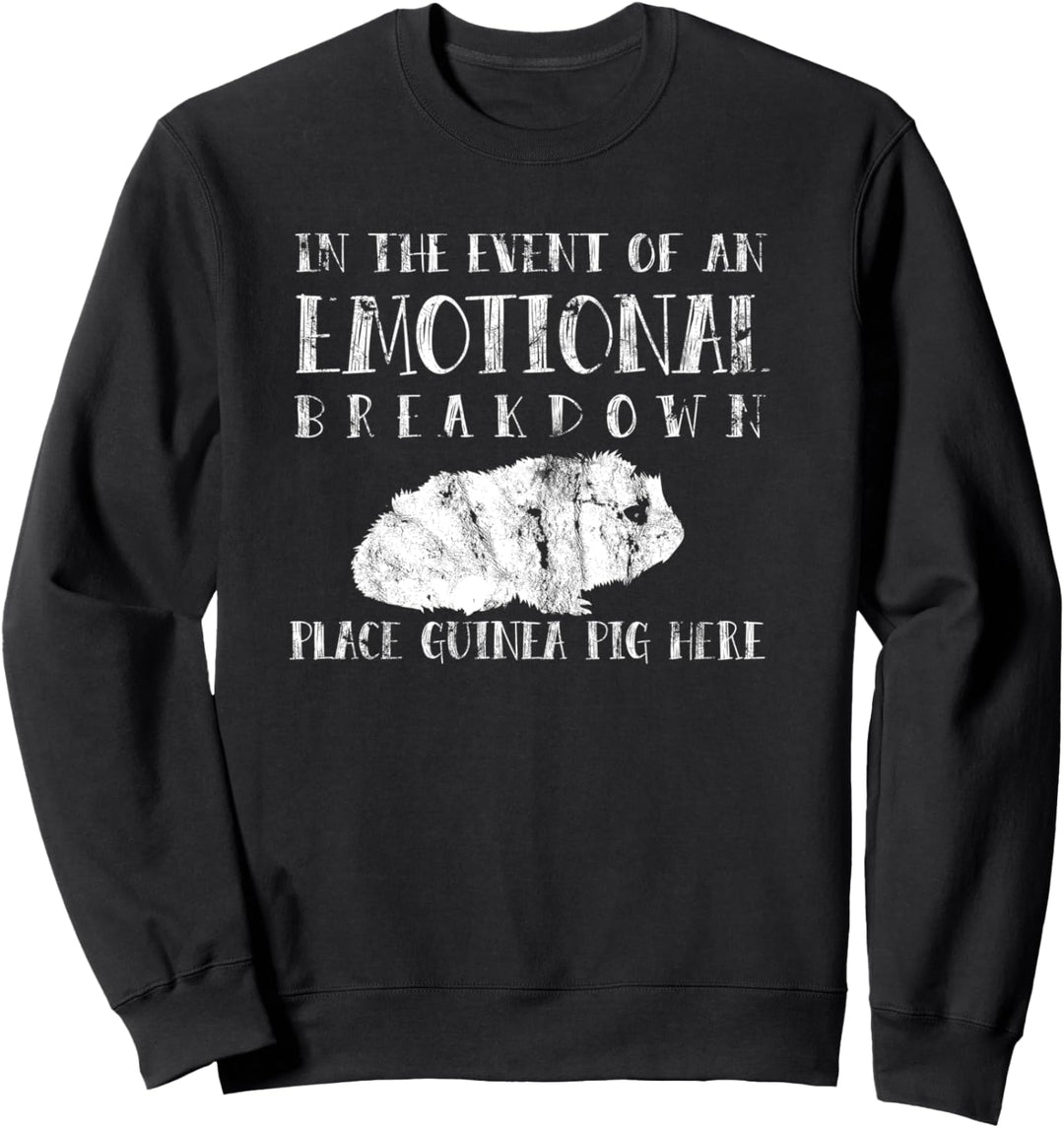 Meerschweinchen hier platzieren Meerschwein Geschenk Sweatshirt