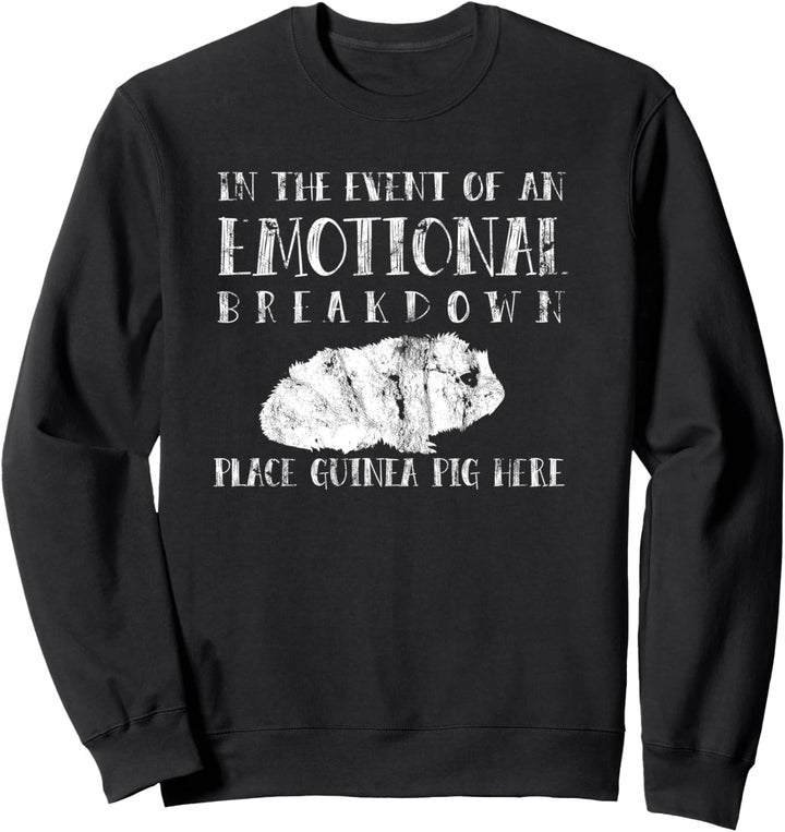 Meerschweinchen hier platzieren Meerschwein Geschenk Sweatshirt